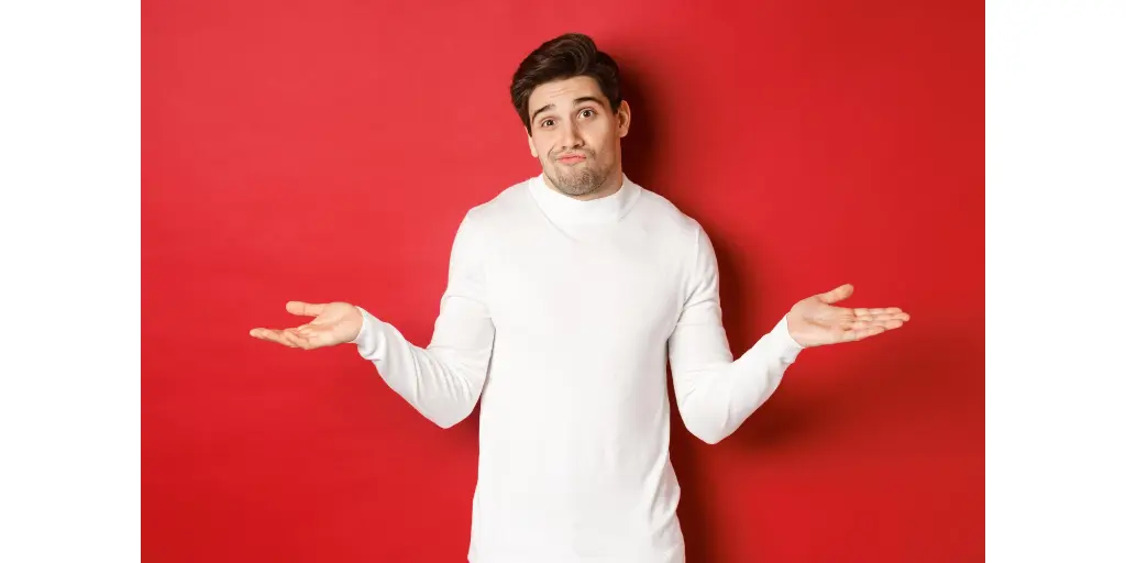 a confused man asking a question: why we still download